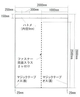 リフォームカーテンサイズ