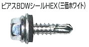 ピアスＢＤＷシールＨＥＸ（三価ホワイト）