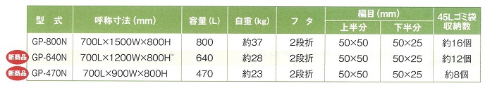 リサイクルボックス仕様