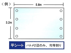 平シート製作例