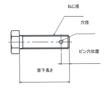 ピン加工図面