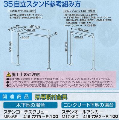 自立スタンド参考組み方