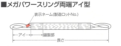 メガパワースリング両端アイ型