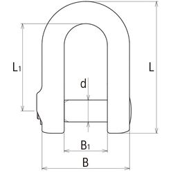 パースシャックル寸法図