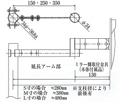 延長アーム