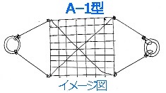 ステンレスワイヤーモッコ　