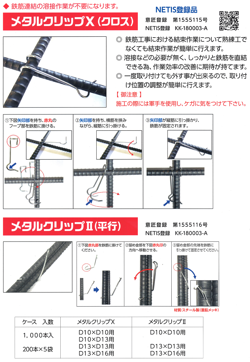 メタルクリップ