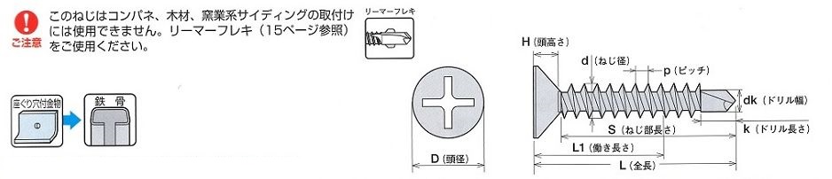 ジャックポイントステンレスサラ　サイズ表1