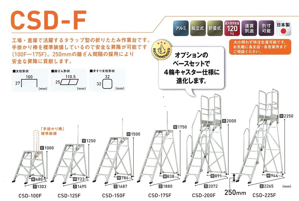 折りたたみ式作業台ＣＳＤ－Ｆ