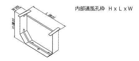 内部通風口枠図