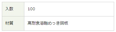 高防錆平セパ外周内外　材質