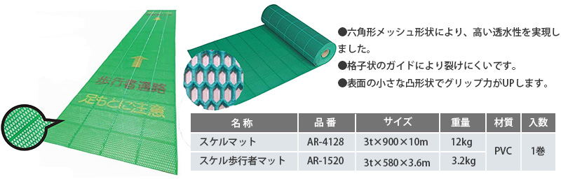 スケルマット・スケル歩行者マット