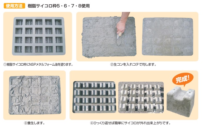 樹脂サイコロ枠使用方法