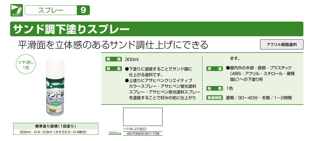 サンド調下塗りスプレー