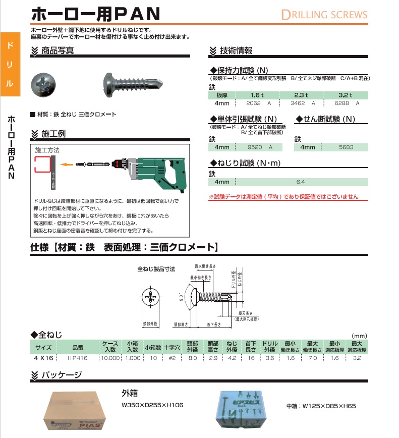 ピアスホーロー用ＰＡＮ