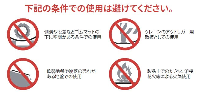使用禁止事項