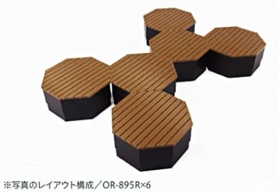 OR-895R八角形箱型ベンチ