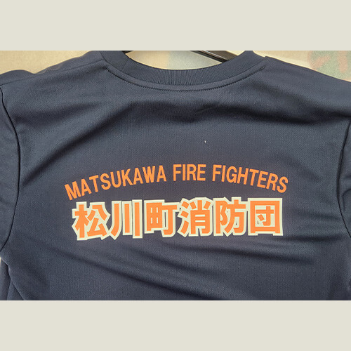 オリジナルTシャツ裏ネイビー制作事例6